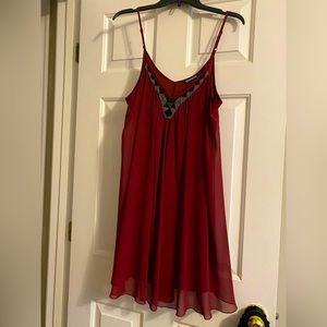 Little red dress - flowy